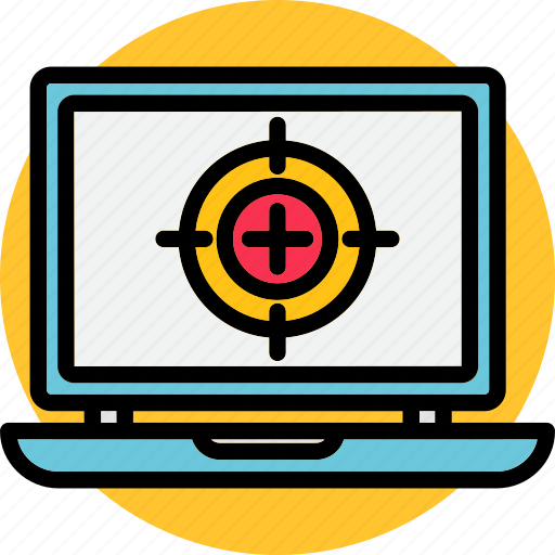 Find target, target, search target, focus, aim, kill board icon - Download on Iconfinder