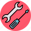 repairing tools, options, repairing, screwdriver, settings, tools, wrench 