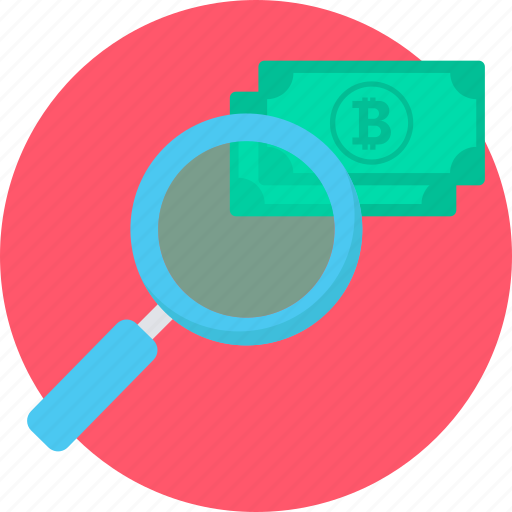 Search bitcoin, bitcoin, find money, coins, cryptocurrency, currency, search dollar icon - Download on Iconfinder