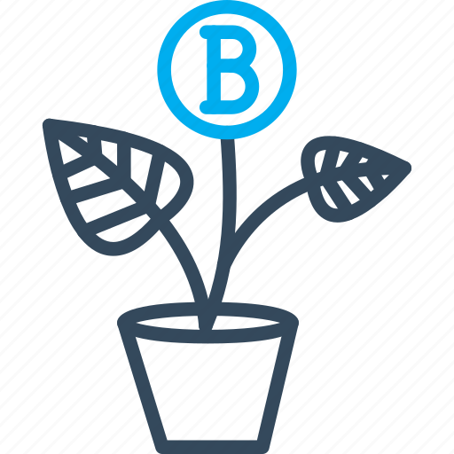 Bitcoin plant, bitcoin, coin, cryptocurrency, plant, bitcoin pot icon - Download on Iconfinder