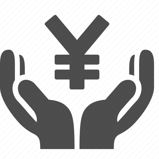Currency, finance, hands, loan, money, yen, yuan icon - Download on Iconfinder