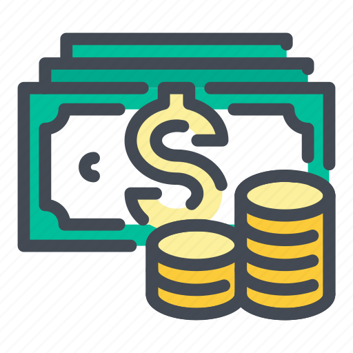Money, dollar, pay, payment, savings, coin, stack icon - Download on Iconfinder