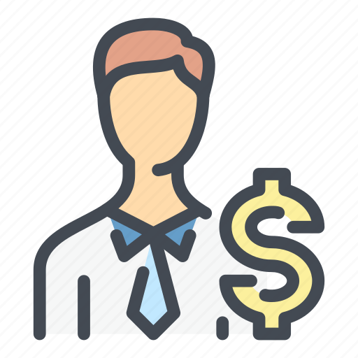 Business, person, man, people, dollar, money, finance icon - Download on Iconfinder