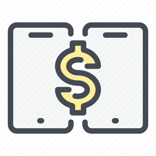 Mobile, phone, online, pay, payment, dollar, money icon - Download on Iconfinder