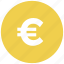 ecommerce, euro, money icon 