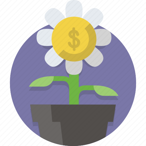 Dollar, finance, grow, growth, money, plant icon - Download on Iconfinder
