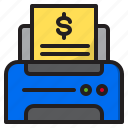 business, document, file, money, printer