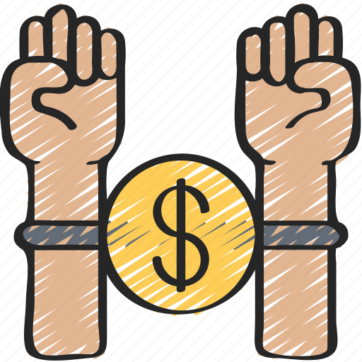 Advice, chains, financial, financially, tied, up icon - Download on Iconfinder