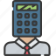 accountant, advice, avatar, calculator, financial 