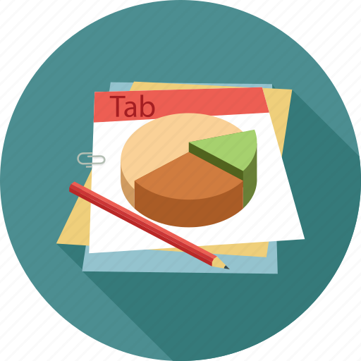 Graph, notes, pie chart, analytics, chart, report, statistics icon - Download on Iconfinder