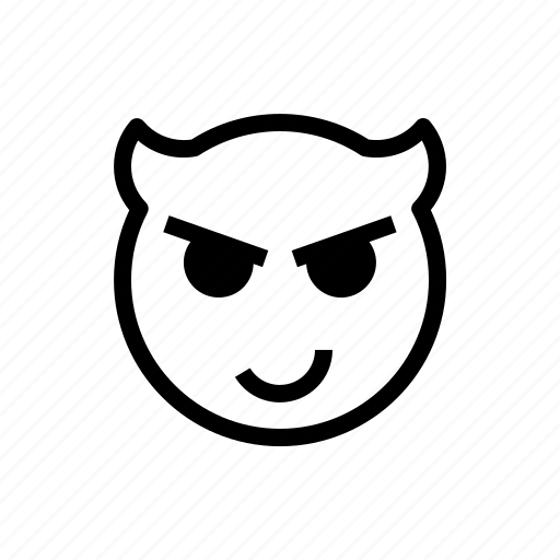Devil, evil, face, grin, smile, smiley, lucifer icon - Download on Iconfinder
