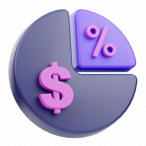 Growing, dividends, growth, business, financial, success, graph 3D illustration - Download on Iconfinder