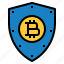 digital, security, protection, shield, technology, coine, money, cryptocurrency, bitcoin 