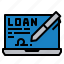 digital, loan, bill, document, finance, quotation, laptop, technology, electronics 