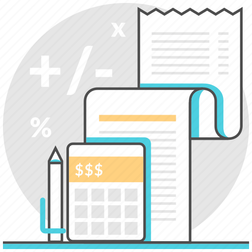 Accounting, calculator, financial, management, order, pen, transaction icon - Download on Iconfinder