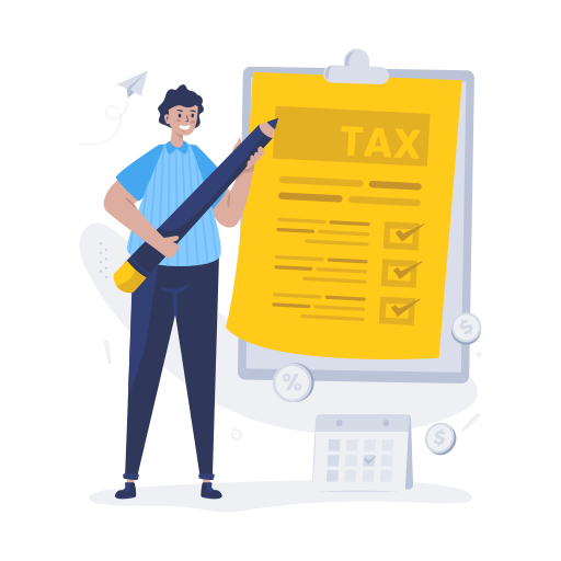 Tax form, financial, tax report, finance, business, annual report, calculation icon - Free download