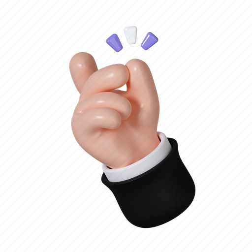 Hand, gesture, fingers, finger, business, idea 3D illustration - Download on Iconfinder
