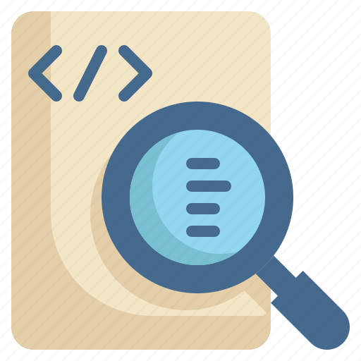 Coding, data, programer, programing, search, finding, magnifying icon - Download on Iconfinder