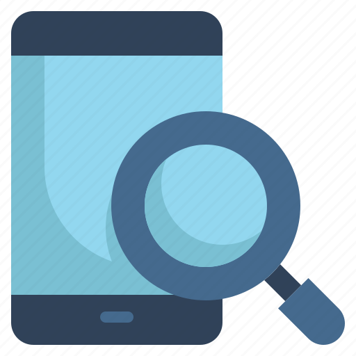 Finding, search, mobile, phone, magnifying icon - Download on Iconfinder