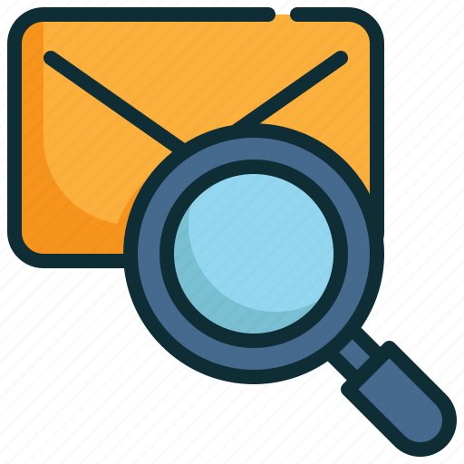 Envelope, mail, message, check, search, finding, magnifying icon - Download on Iconfinder