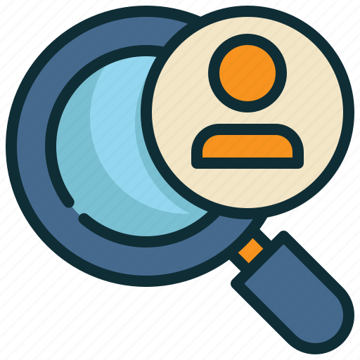 Personal, human, search, finding, magnifying icon - Download on Iconfinder