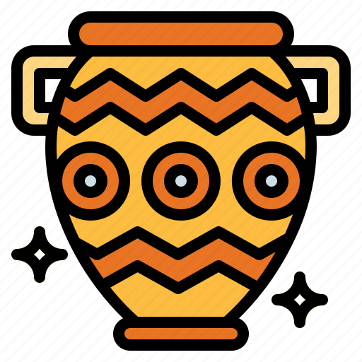 Amphora, ancient, molding, pottery icon - Download on Iconfinder