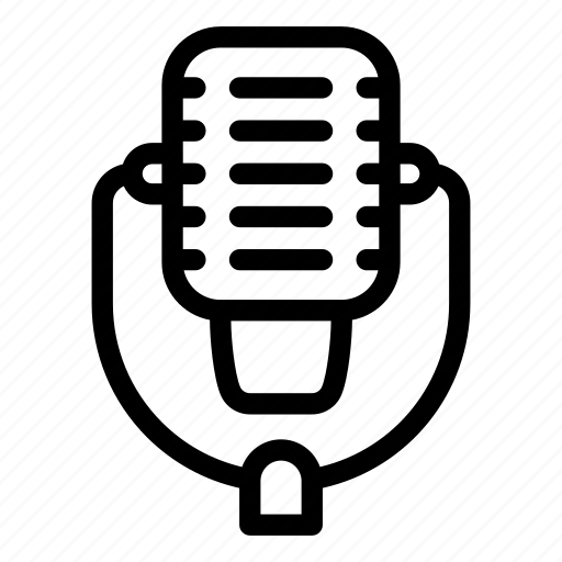 Vintage mic, microphone, voice microphone, mic, studio mic icon - Download on Iconfinder