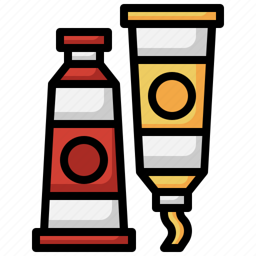 Paint, tube, painting, artist, tubes, oil icon - Download on Iconfinder