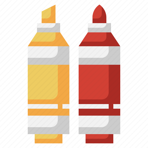 Marker, art, highlighter, office, material icon - Download on Iconfinder