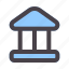 bank, building, government, column, architecture, and, city 