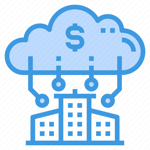 Cloud, estate, finance, fintech, money, real, technology icon - Download on Iconfinder