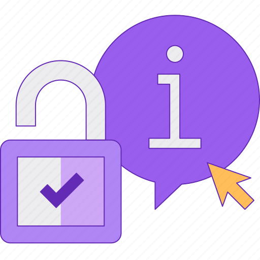 Info, information, lock, unlock, finance, secure, protection icon - Download on Iconfinder