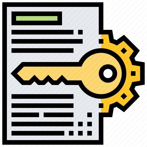 Data, document, key, security, success icon - Download on Iconfinder