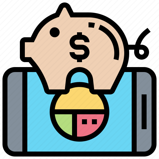 Bank, finance, fintech, piggy, saving icon - Download on Iconfinder