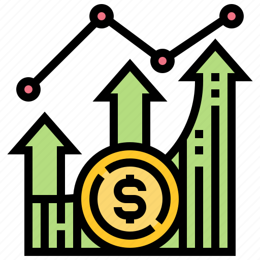 Banking, fintech, graph, growth, profit icon - Download on Iconfinder