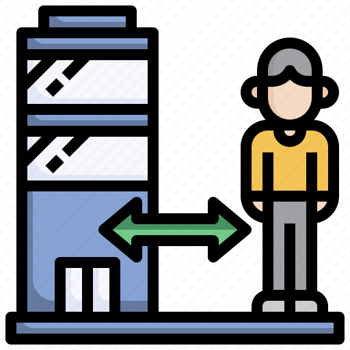 B2b, entity, building, man, selling icon - Download on Iconfinder