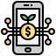 growth, investment, currency, bank, smartphone 