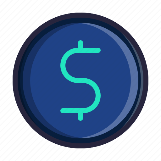 Coin, dollar, financial, fintech, money, solutions, technology icon - Download on Iconfinder