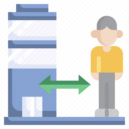 B2b, entity, building, man, selling icon - Download on Iconfinder