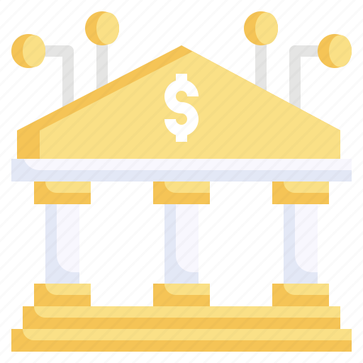 Bank, money, savings, finance, building icon - Download on Iconfinder