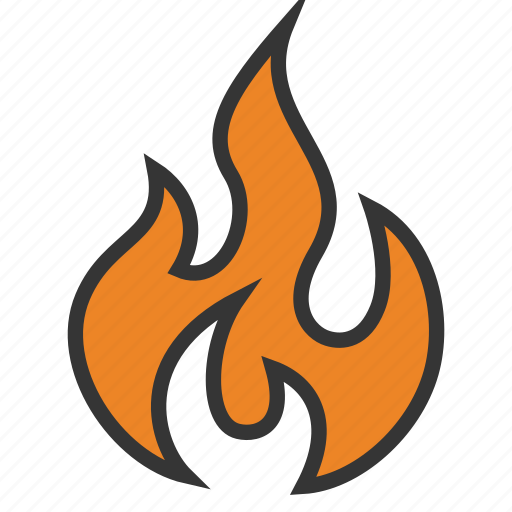 Burn, fire, firefighter, flame, hot icon - Download on Iconfinder