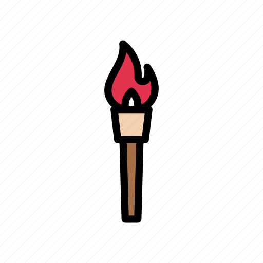 Burn, fire, flame, light, torch icon - Download on Iconfinder