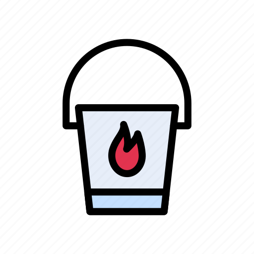 Bucket, fighter, fire, pail, water icon - Download on Iconfinder