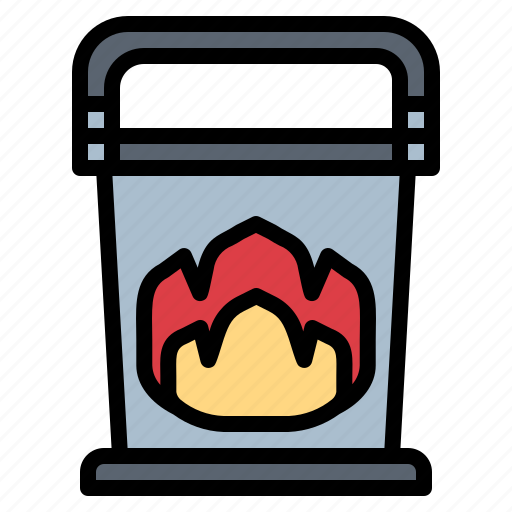 Bucket, fire, firefighter, tool icon - Download on Iconfinder