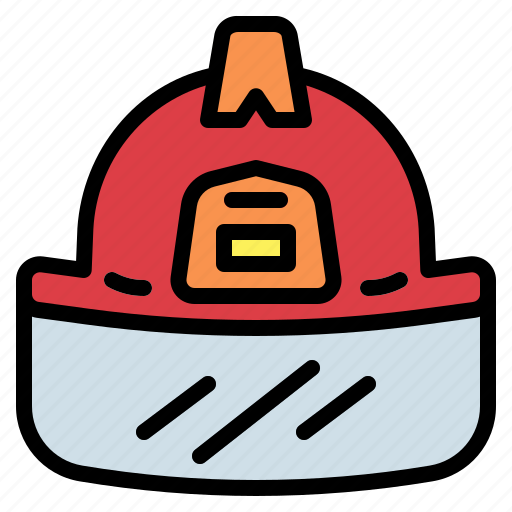 Firefighter, helmet, protection, safety icon - Download on Iconfinder