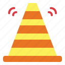 cone, fire, signaling, urban
