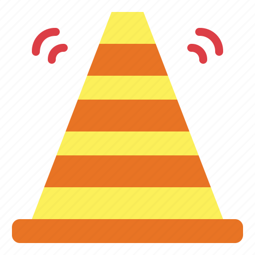 Cone, fire, signaling, urban icon - Download on Iconfinder