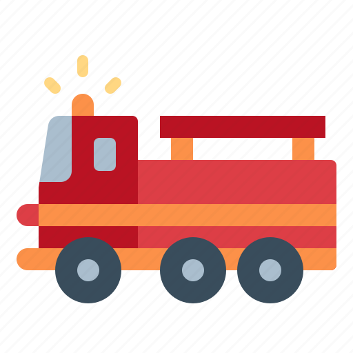Emergency, fire, security, transportation, truck icon - Download on Iconfinder