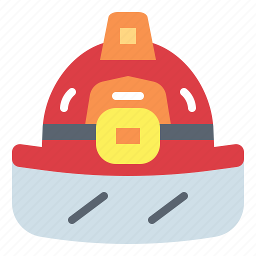 Firefighter, helmet, jobs, professions icon - Download on Iconfinder