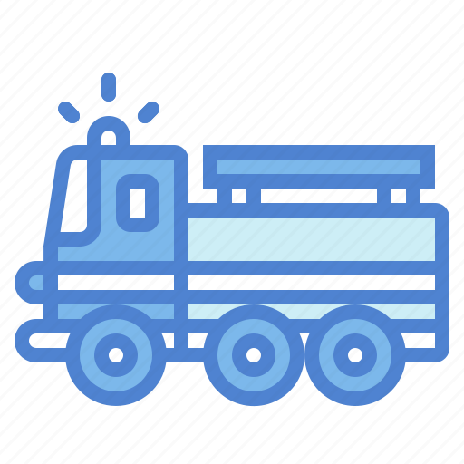 Emergency, fire, security, transportation, truck icon - Download on Iconfinder